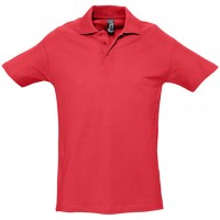 POLO PIQUÉ M/M 3 BOT SPRING VERMELHO *